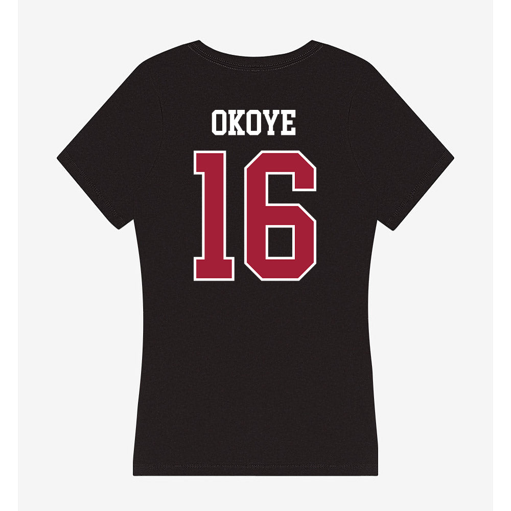 Oklahoma - NCAA Football : Danny Okoye - Women's V-Neck T-Shirt-1
