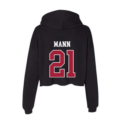 Oklahoma - NCAA Women's Volleyball : DaMya Mann - Women's Crop Fleece Hoodie-1