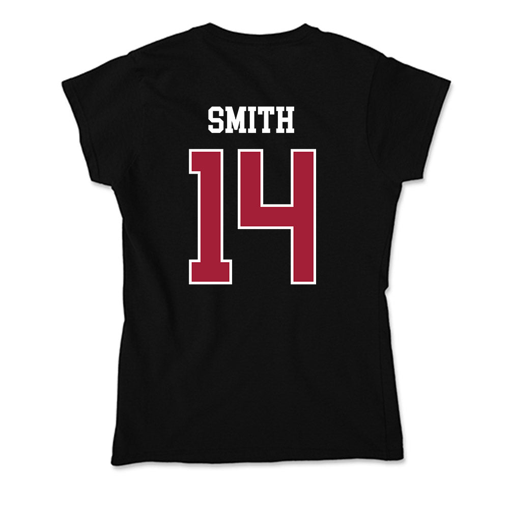 Oklahoma - NCAA Women's Soccer : Kiki Smith - Soft Style Women’s T-Shirt-1
