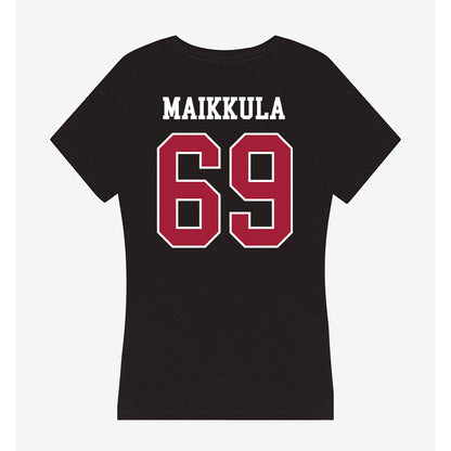 Oklahoma - NCAA Football : Jake Maikkula - Women's V-Neck T-Shirt-1