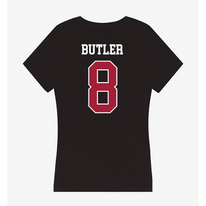 Oklahoma - NCAA Women's Volleyball : Carley Butler - Women's V-Neck T-Shirt-1