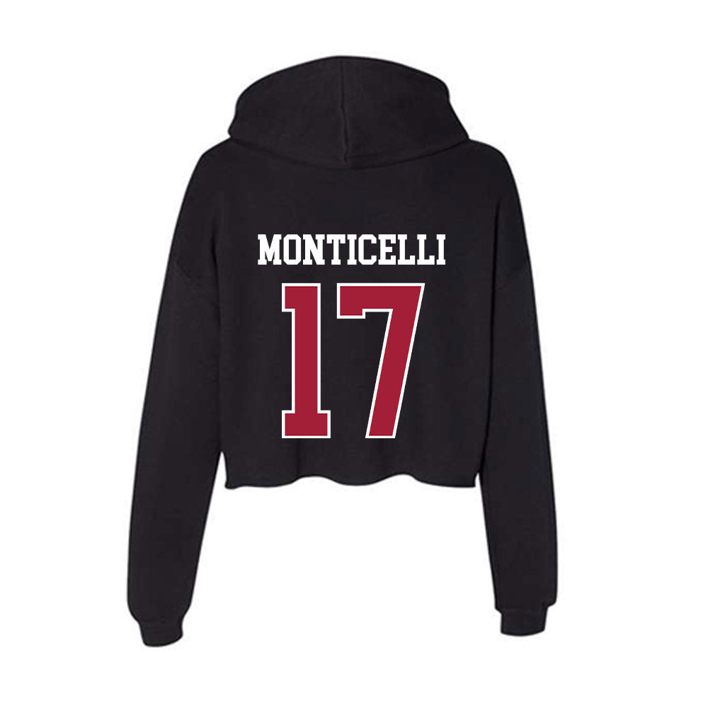 Oklahoma - NCAA Softball : Paytn Monticelli - Women's Crop Fleece Hoodie-1