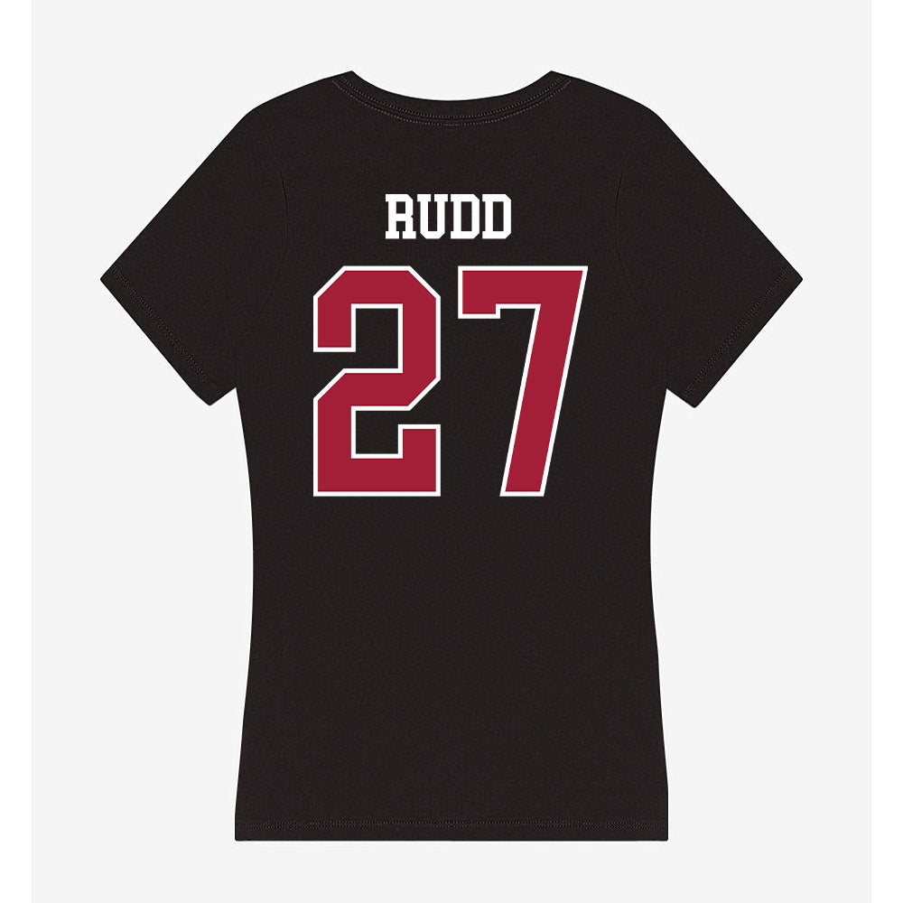 Oklahoma - NCAA Football : Trace Rudd - Women's V-Neck T-Shirt-1