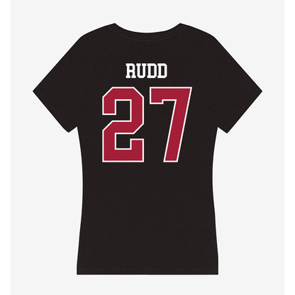 Oklahoma - NCAA Football : Trace Rudd - Women's V-Neck T-Shirt-1