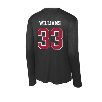 Oklahoma - NCAA Baseball : Isaac Williams - Activewear Long Sleeve T-Shirt-1