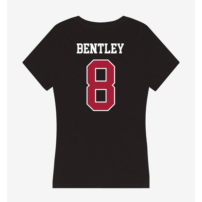 Oklahoma - NCAA Football : Bowe Bentley - Women's V-Neck T-Shirt-1