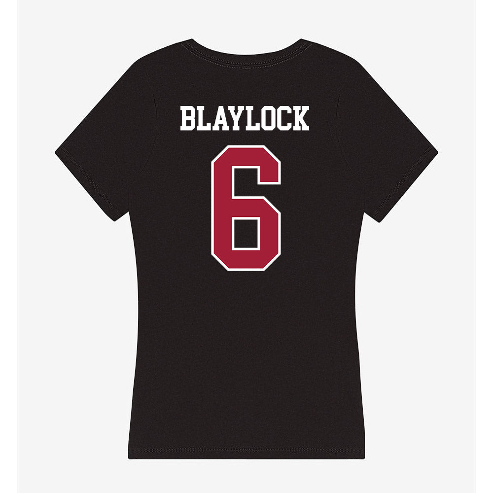 Oklahoma - NCAA Football : Tory Blaylock - Women's V-Neck T-Shirt-1