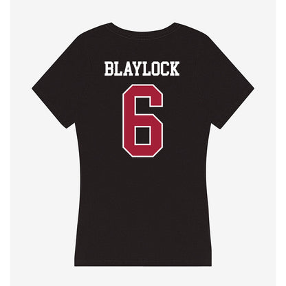 Oklahoma - NCAA Football : Tory Blaylock - Women's V-Neck T-Shirt-1