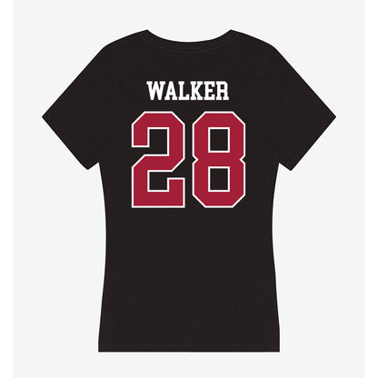 Oklahoma - NCAA Football : DeZephen Walker - Women's V-Neck T-Shirt-1