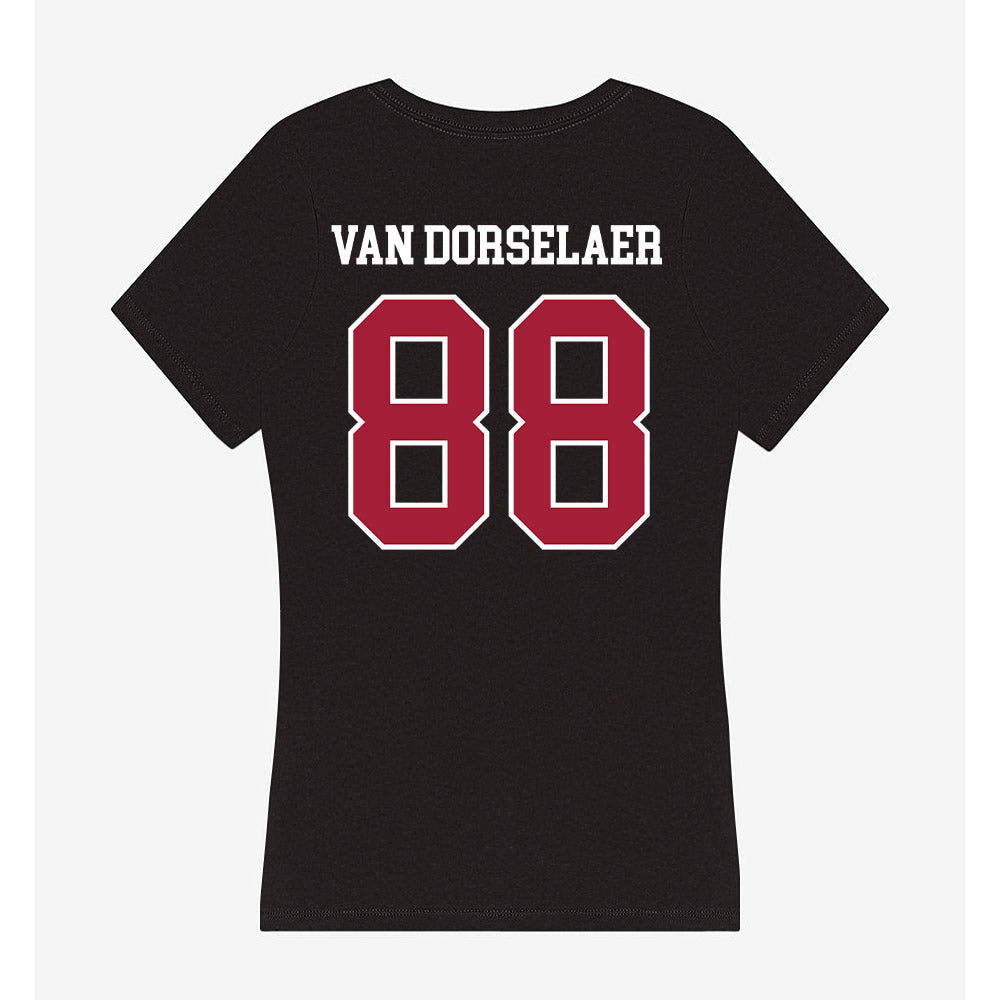 Oklahoma - NCAA Football : Jack Van Dorselaer - Women's V-Neck T-Shirt-1