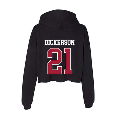 Oklahoma - NCAA Baseball : Drew Dickerson - Women's Crop Fleece Hoodie-1