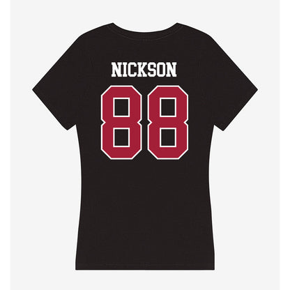 Oklahoma - NCAA Football : CJ Nickson - Women's V-Neck T-Shirt-1