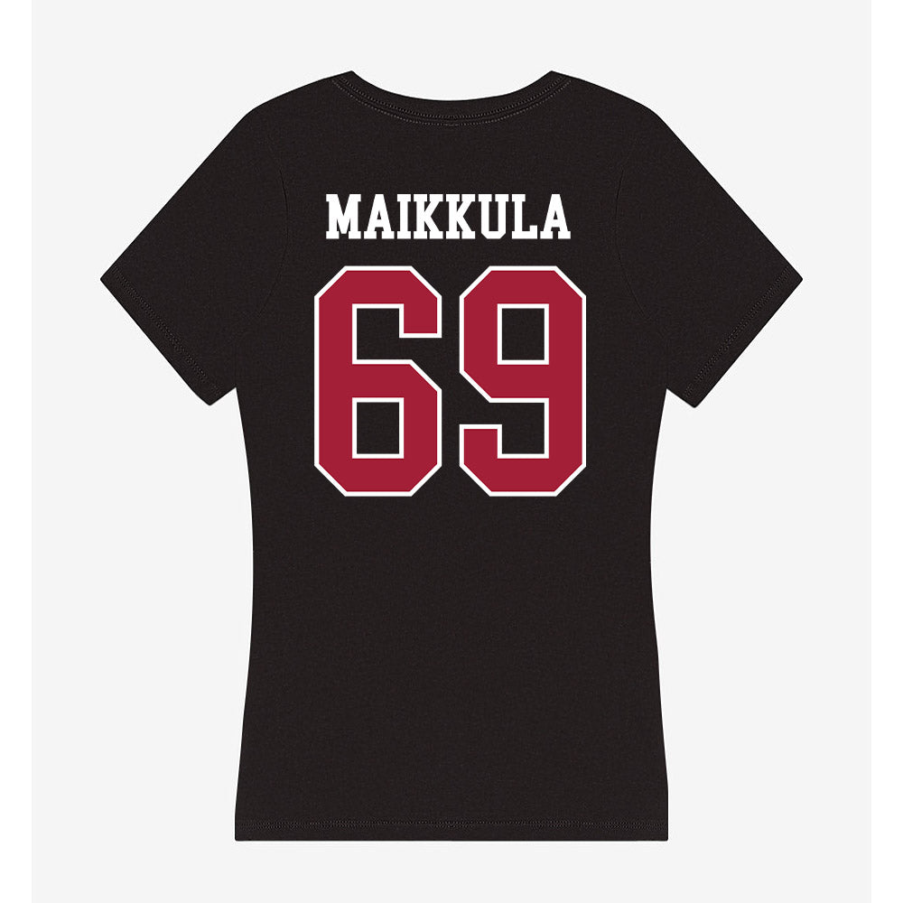 Oklahoma - NCAA Football : Jake Maikkula - Women's V-Neck T-Shirt-1