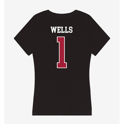 Oklahoma - NCAA Softball : Kendall Wells - Women's V-Neck T-Shirt-1