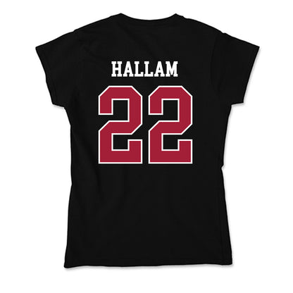 Oklahoma - NCAA Women's Soccer : Brenna Hallam - Soft Style Women’s T-Shirt-1