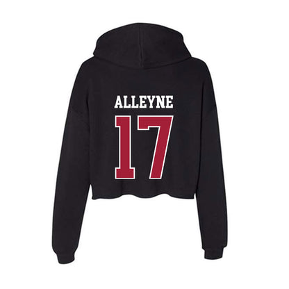 Oklahoma - NCAA Football : Mackenzie Alleyne - Women's Crop Fleece Hooded Sweatshirt-1