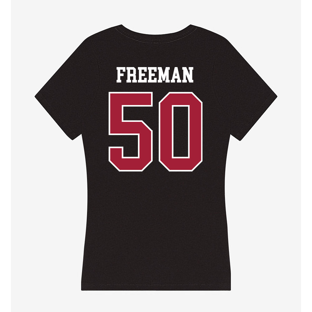 Oklahoma - NCAA Football : Seth Freeman - Women's V-Neck T-Shirt-1