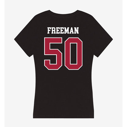 Oklahoma - NCAA Football : Seth Freeman - Women's V-Neck T-Shirt-1