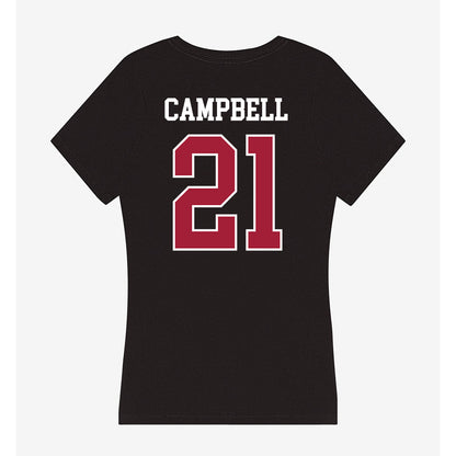 Oklahoma - NCAA Women's Soccer : Kendall Campbell - Women's V-Neck T-Shirt-1