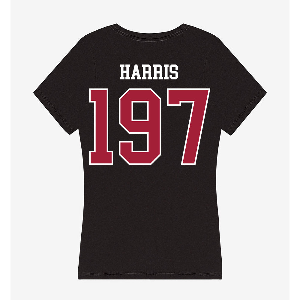 Oklahoma - NCAA Wrestling : Anthony Harris - Women's V-Neck T-Shirt-1