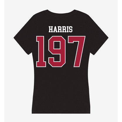 Oklahoma - NCAA Wrestling : Anthony Harris - Women's V-Neck T-Shirt-1