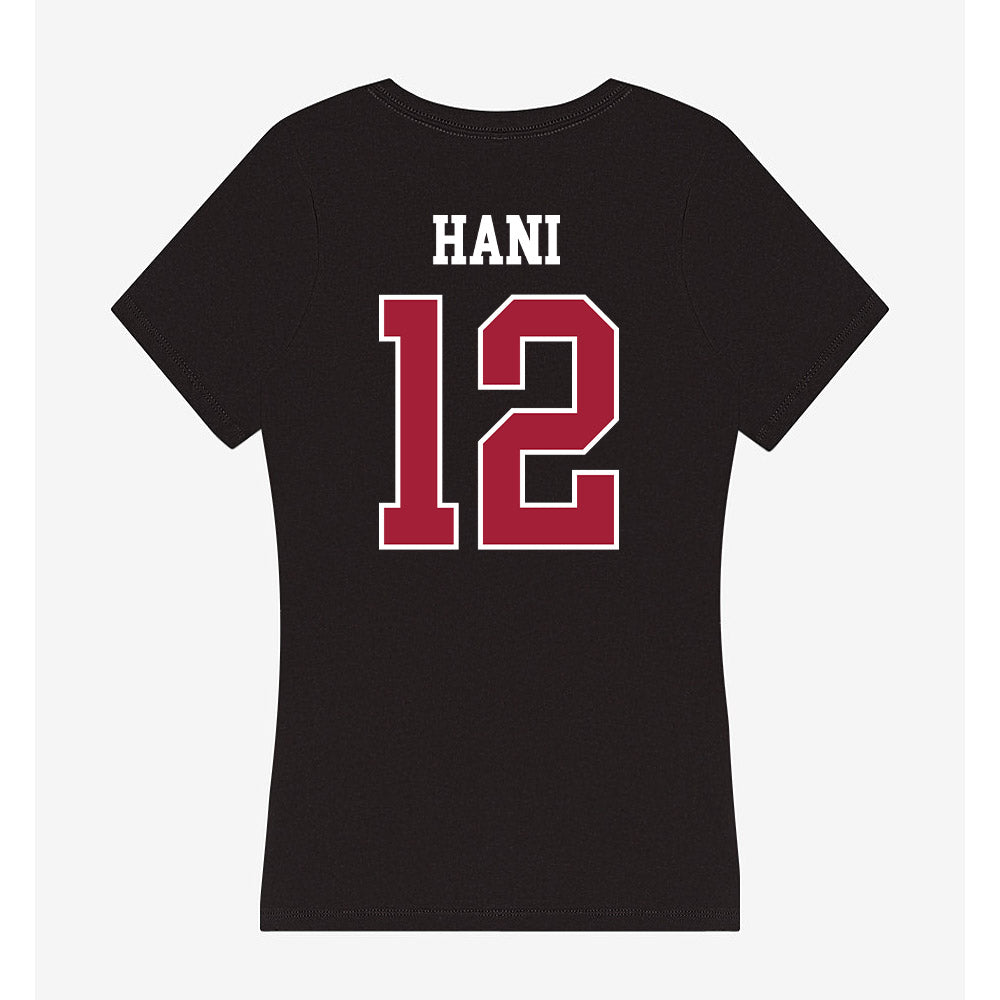Oklahoma - NCAA Women's Volleyball : Elise Hani - Women's V-Neck T-Shirt-1