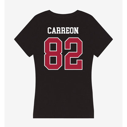 Oklahoma - NCAA Football : Ivan Carreon - Women's V-Neck T-Shirt-1