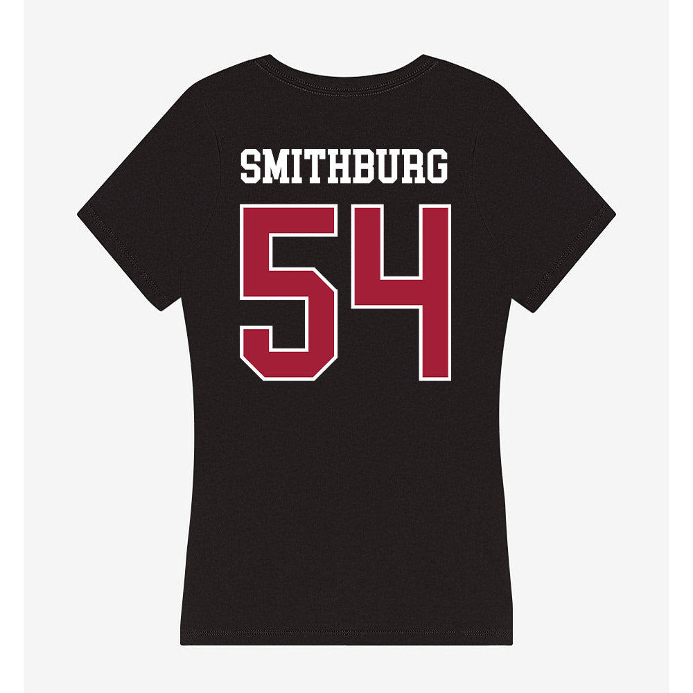 Oklahoma - NCAA Baseball : Nate Smithburg - Women's V-Neck T-Shirt-1
