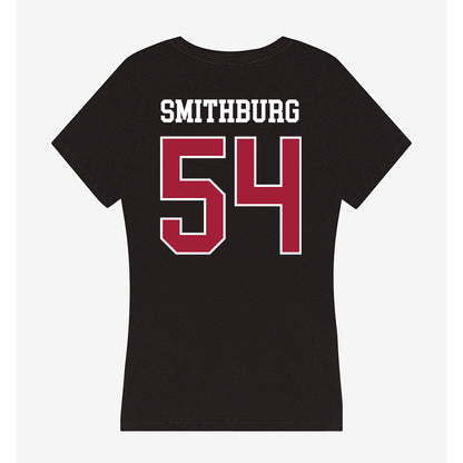 Oklahoma - NCAA Baseball : Nate Smithburg - Women's V-Neck T-Shirt-1