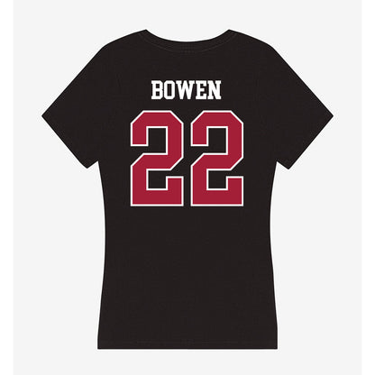 Oklahoma - NCAA Football : Peyton Bowen - Women's V-Neck T-Shirt-1