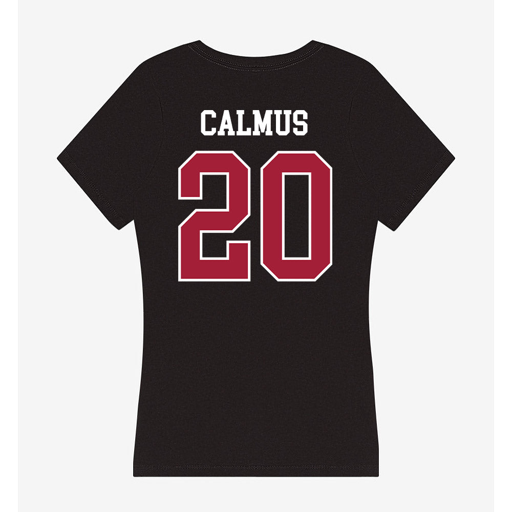 Oklahoma - NCAA Football : Casen Calmus - Women's V-Neck T-Shirt-1