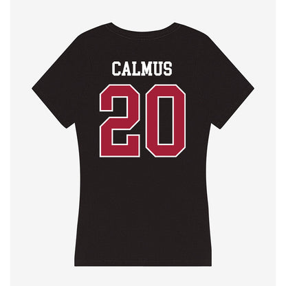 Oklahoma - NCAA Football : Casen Calmus - Women's V-Neck T-Shirt-1