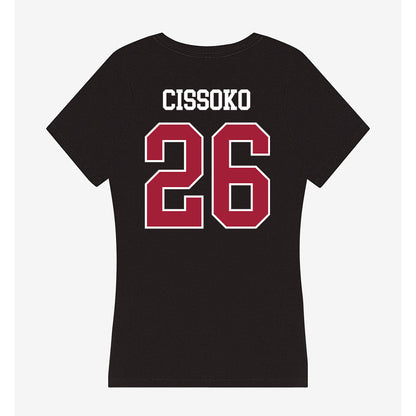 Oklahoma - NCAA Women's Basketball : Daffa Cissoko - Women's V-Neck T-Shirt-1