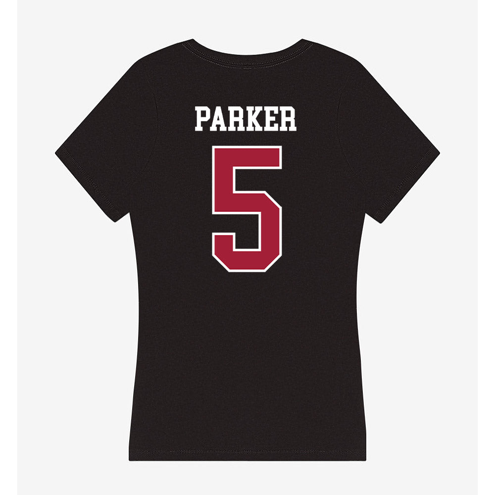 Oklahoma - NCAA Softball : Ella Parker - Women's V-Neck T-Shirt-1