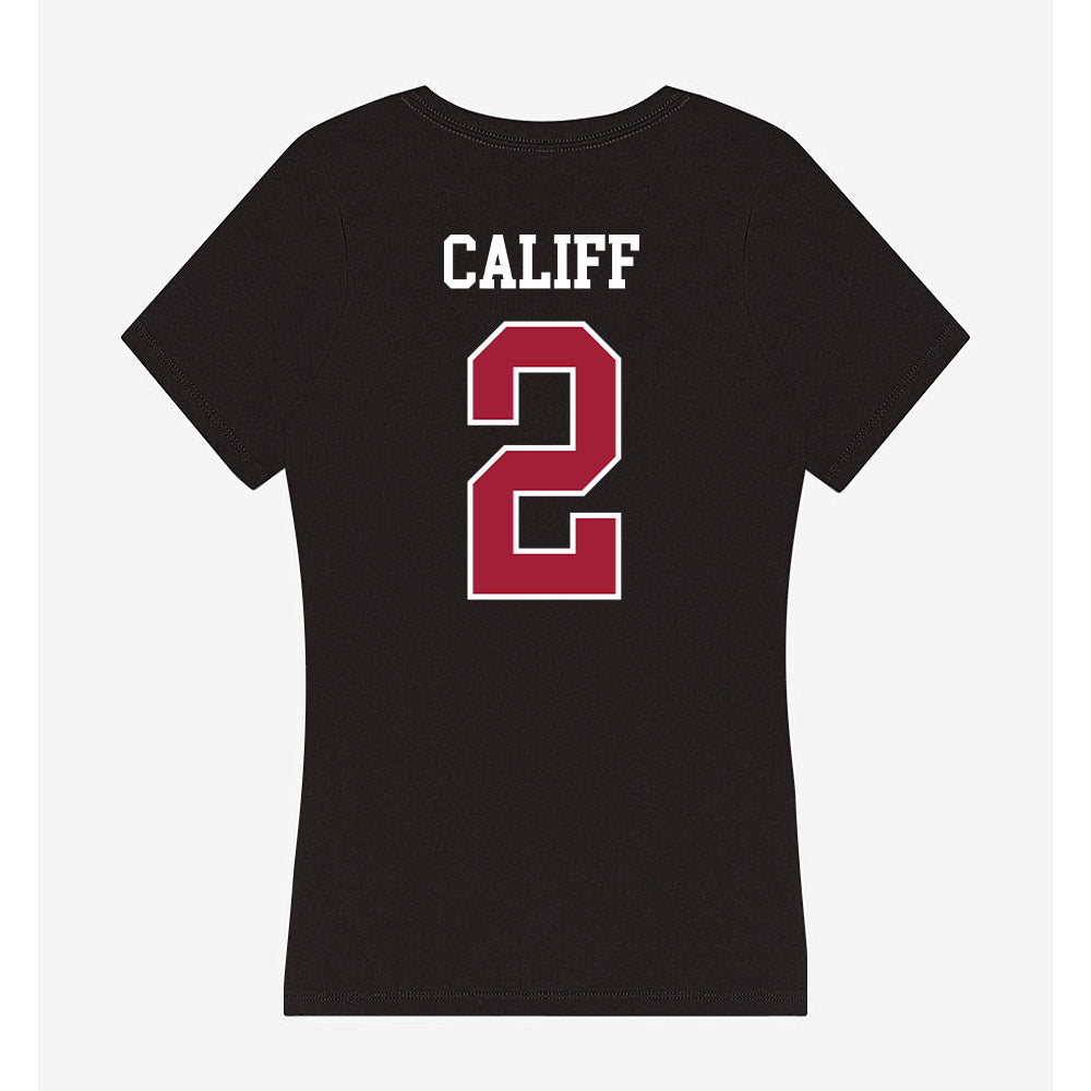 Oklahoma - NCAA Women's Soccer : Paige Califf - Women's V-Neck T-Shirt-1