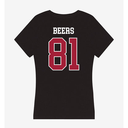 Oklahoma - NCAA Football : Rocky Beers - Women's V-Neck T-Shirt-1