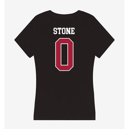 Oklahoma - NCAA Football : David Stone - Women's V-Neck T-Shirt-1
