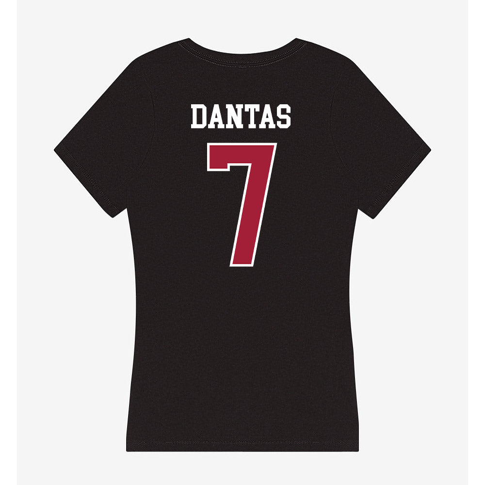 Oklahoma - NCAA Women's Soccer : Fernanda Dantas - Women's V-Neck T-Shirt-1