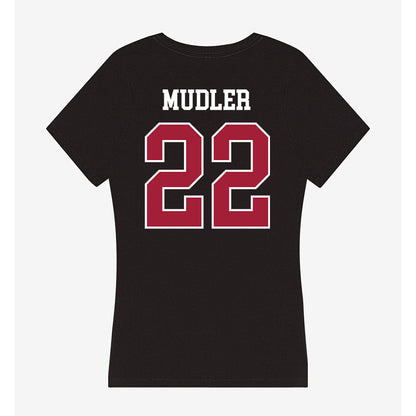 Oklahoma - NCAA Baseball : Scott Mudler - Women's V-Neck T-Shirt-1