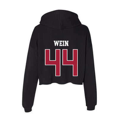 Oklahoma - NCAA Football : Taylor Wein - Women's Crop Fleece Hoodie-1