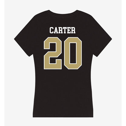 Central Florida - NCAA Football : Lewis Carter - Women's V-Neck T-Shirt-1