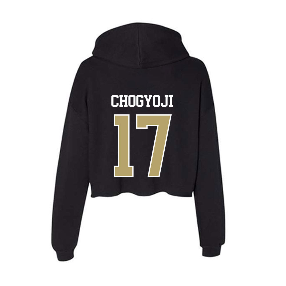 Central Florida - NCAA Women's Soccer : Mom Chogyoji - Women's Crop Fleece Hooded Sweatshirt-1