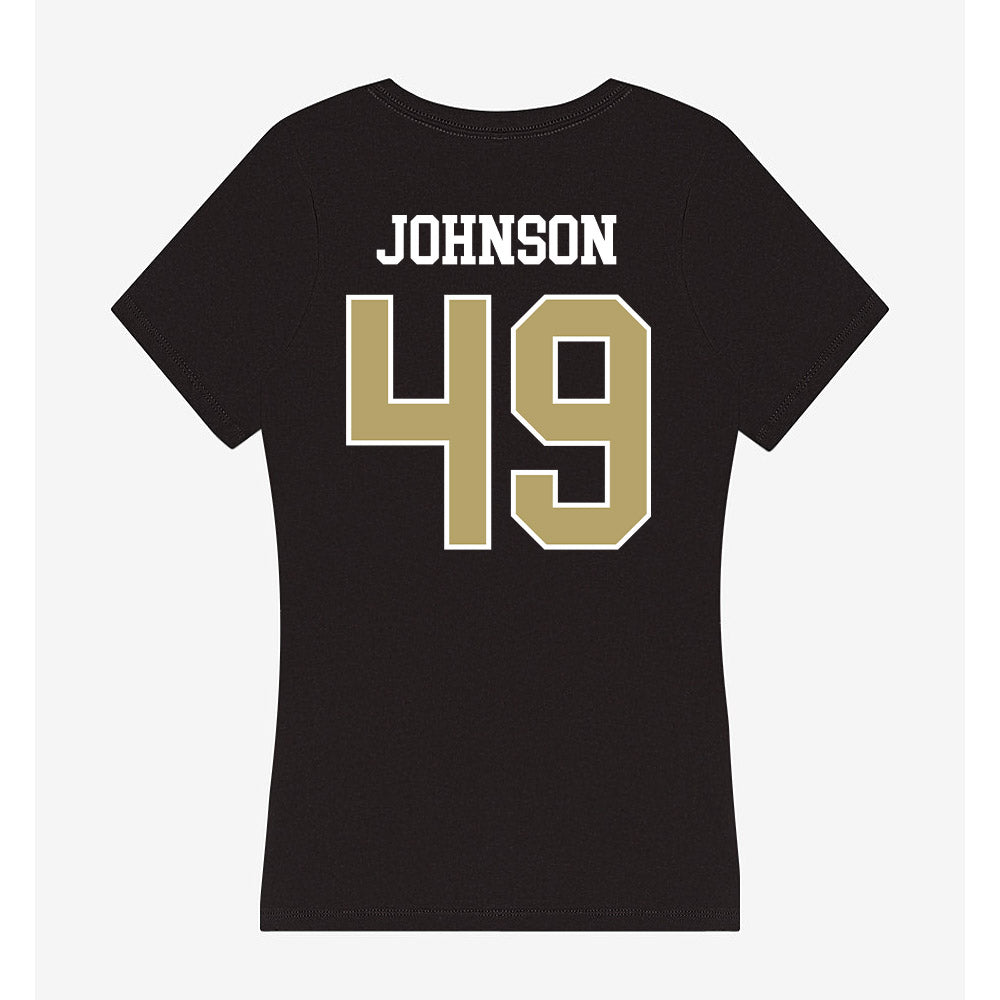 Central Florida - NCAA Football : DJ Johnson - Women's V-Neck T-Shirt-1