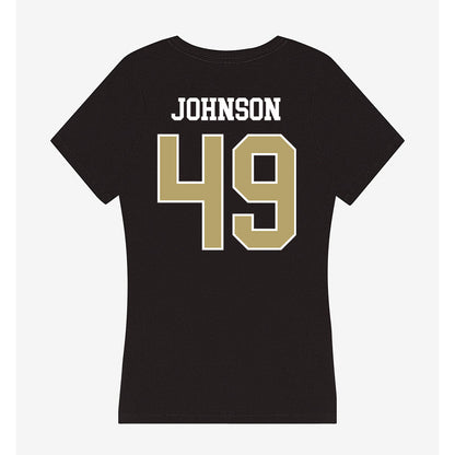 Central Florida - NCAA Football : DJ Johnson - Women's V-Neck T-Shirt-1