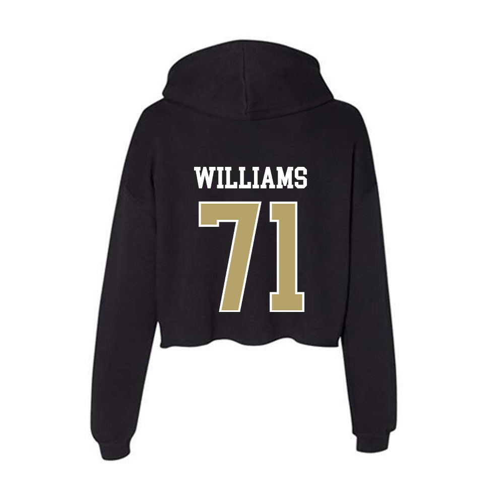 Central Florida - NCAA Football : Amahn Williams - Women's Crop Fleece Hoodie-1