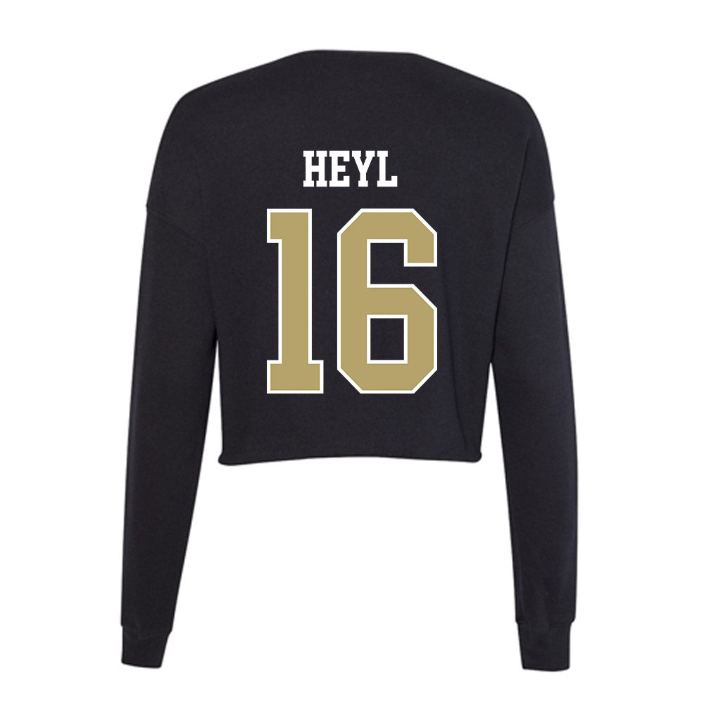 Central Florida - NCAA Baseball : Matthew Heyl - Women's Cropped Crew Fleece-1