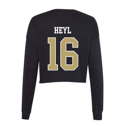 Central Florida - NCAA Baseball : Matthew Heyl - Women's Cropped Crew Fleece-1