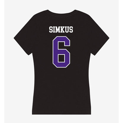 Northwestern - NCAA Women's Volleyball : Bella Simkus - Classic Shersey Women's V-Neck T-Shirt-1
