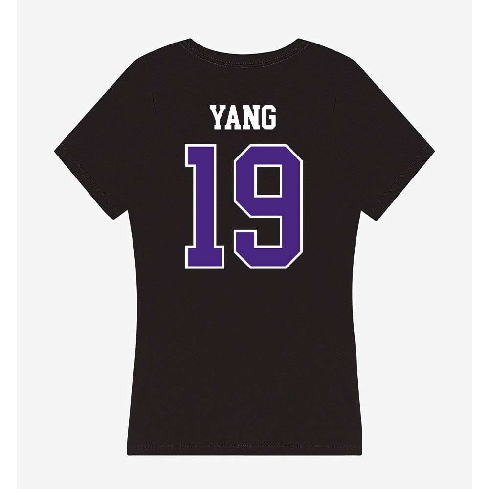 Northwestern - NCAA Baseball : Jake Yang - Classic Shersey Women's V-Neck T-Shirt-1