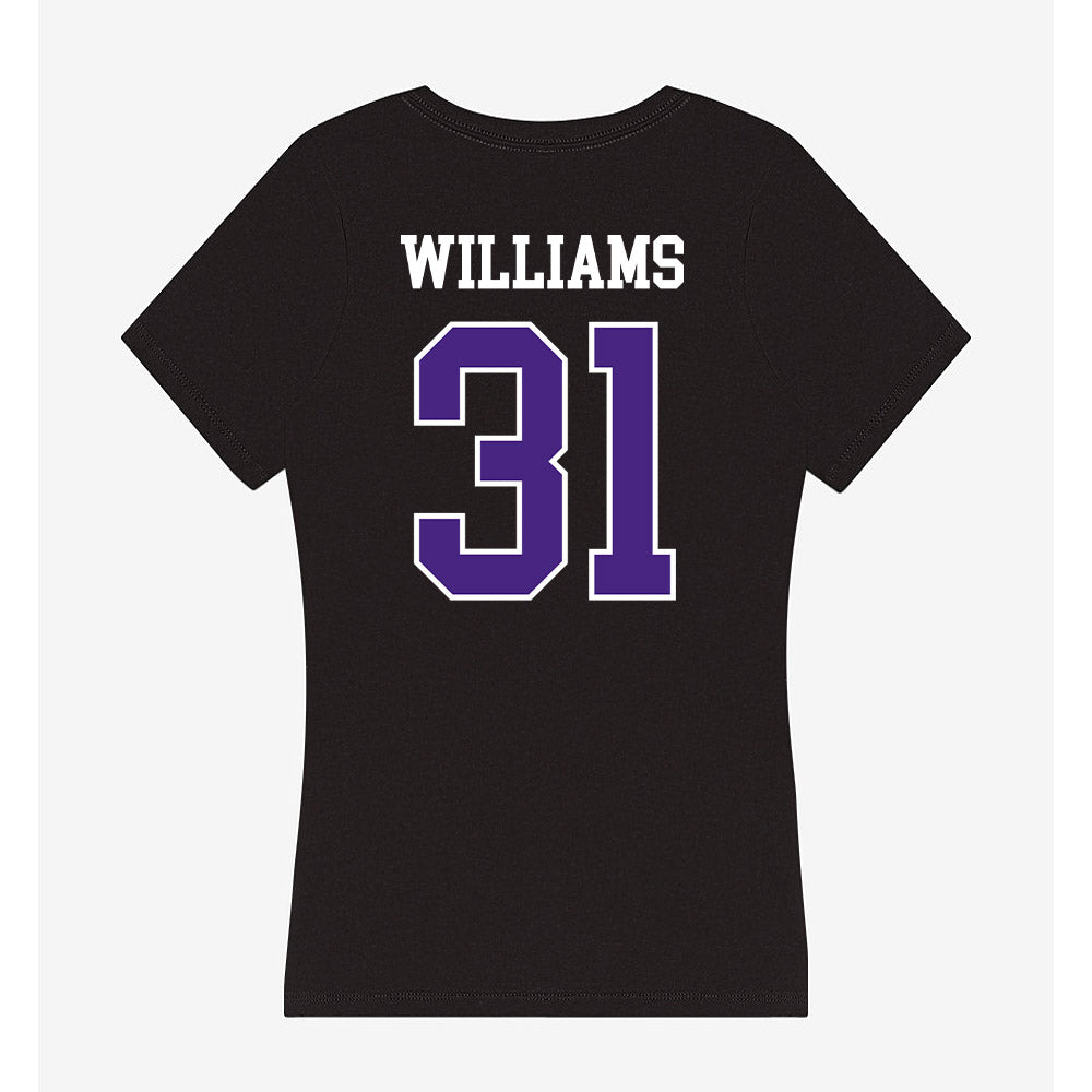 Northwestern - NCAA Football : Tito Williams - Classic Shersey Women's V-Neck T-Shirt-1